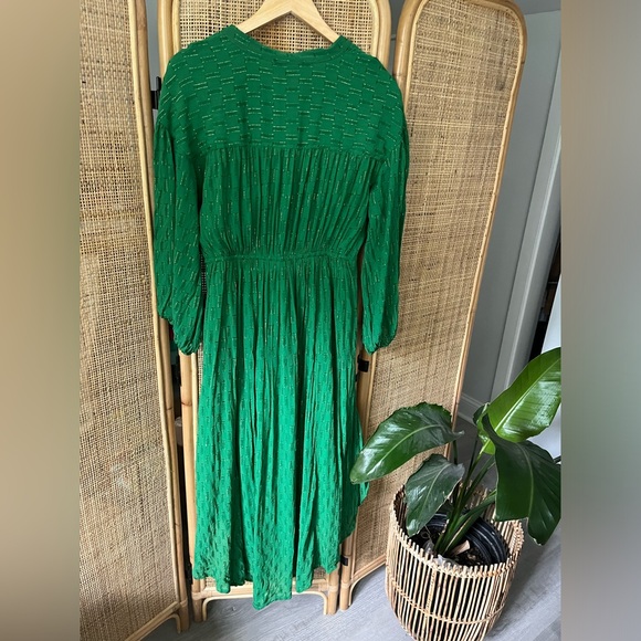 anthropologie allene shimmer maxi dress - Picture 8 of 10